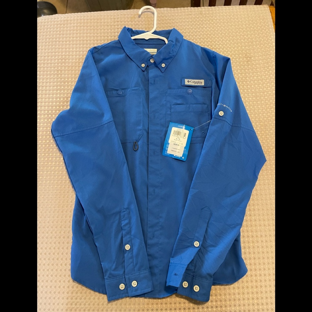 Columbia PFG youth Large long sleeve fishing shirt